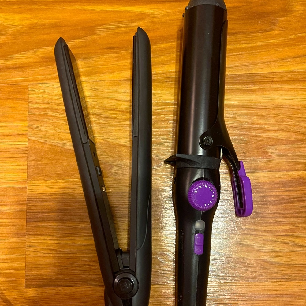 Curling iron and straightener